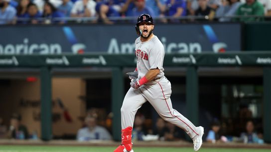 Wilyer Abreu homers twice leading the Red Sox to Opening Day victory taken at BSJ Headquarters (Red Sox)